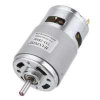 HANPOSE 775 moteur DC 12V 24V 80W 150W 288W moteur à courant continu grand couple haute puissance moteur à courant conti