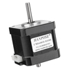 HANPOSE 17HS4401S-D150S Moteur pas à pas Nema 17,  arbre double 48mm,  Moteur 42BYGH 1.6A 45N.cm,  4 dérivations pour impri