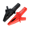 Hantek HT18A Oscilloscope Alligator Clips Grand Dolphin Gator Clip Noir + Rouge pour Multimètre Numérique