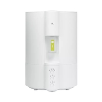 Happy Life HLEOD02 Humidificateur ultrasonique daromathérapie 2 en 1 Réservoir deau séparé 4L Trois modes de s
