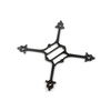 Happymodel Crux3 pièce de rechange empattement 115mm plaque inférieure en fibre de carbone pour drone de course RC FPV