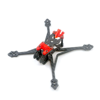Happymodel Crux35 Spare Part 150mm Wheelbase 3K Carbon Fiber 3.5 Inch Frame Kit for RC FPV Racing Drone