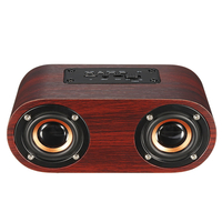 Haut-parleur Bluetooth en bois sans fil Haut-parleur Lecteur de musique TF USB Appel mains libres