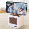 Haut-parleur Bluetooth Rétro Support en forme de téléviseur Mini haut-parleur Bluetooth stéréo HIFI Son