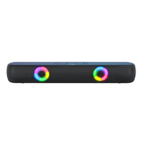 Haut-parleur T-WOLF B320 TWS Bluetooth V5.0 Son surround Basse Mode FM Pilote USB Carte TF Entrée AUX Barre de son RGB L