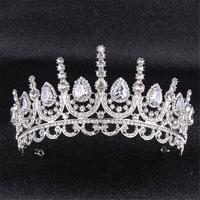 Haute bijoux de mariage bijoux Pageant Couronne Bandeau Cristal Strass Princesse Tiara Bandeau