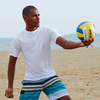 Hauts de maillot de bain à manches courtes pour hommes