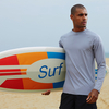 Hauts de maillot de bain respirant à manches longues pour hommes,  plage dété