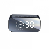 Havit M3 Haut-parleur Bluetooth 5.0 3 W Haut-parleur portable 6D Basse stéréo HD Appels 2200 mAh Batterie LED LCD Horlog