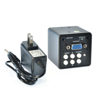 HAYEAR 2.0MP VGA Digital Microscope Industriel Caméra 100X Zoom C-mount Lens 7 "LCD Moniteur 144 LED Lumière Réglable