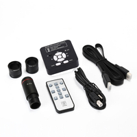 HAYEAR 2K 41MP HD 1080P 60FPS HD USB caméra industrielle TF carte Microscope vidéo numérique avec adaptateur docula