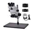 HAYEAR 3.5X ~ 90X Microscope stéréo à grossissement de Zoom pour la réparation industrielle de PCB support de pilier tou