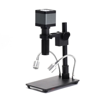 HAYEAR 48MP 1070 ensemble de stent de microscope caméra HDMI + câble HDMI + objectif C-MOUNT + support de table