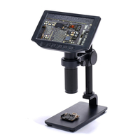 HAYEAR 5 pouces écran 16MP 4K 1080P 160FPS USB & WIFI industrie numérique 8X microscope