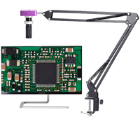 HAYEAR 51MP 1080P 2K HDMI USB caméra de Microscope vidéo industriel grand champ visuel manuel IRIS 120X objectif Zoom po