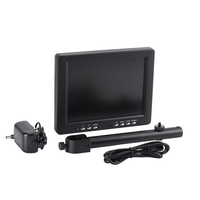 HAYEAR Écran 8 "pouces LCD Moniteur couleur HDMI VGA BNC AV Écran couleur écran 25 mm ou 32 mm Bras métallique pour camé