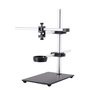 HAYEAR Double Bras Rotatif Boom Grand Aluminium CNC Heavy Duty Stéréo Table Stand 56mm Anneau Titulaire En Métal Table S