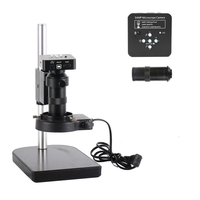 HAYEAR ensemble complet 34MP 2K caméra de microscope industrielle sorties USB HDMI 100X objectif de monture C 60 LED enr