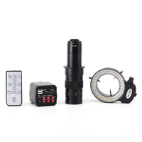 HAYEAR FHD 48MP USB caméra de Microscope vidéo numérique électronique industrielle 180X C lentille de montage pour télép