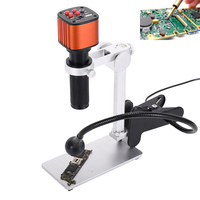 HAYEAR Full HD 24MP 1080P 60FPS Industrie Microscope vidéo caméra HDMI USB Loupe de sortie TF puce de stockage réparatio
