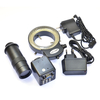 HAYEAR HD VGA 2.0MP Microscope Industriel Numérique Caméra 100X Zoom Lentille Monture C 144 LED Lumière Réglable