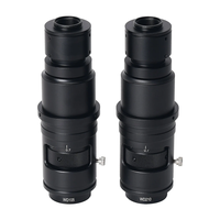 HAYEAR WD105 WD210 Microscope C Mount Zoom Lens 0.7X-5X Magnification Continuously Variable Zoom Lens 105mm/ 210mm Worki