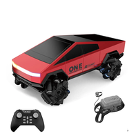 HB Toys TS28 RTR 1/28 2.4G 4WD Stunt Tesla RC Car Watch Gesture 360° Rotation Drift Full Function LED Lights Remote Cont