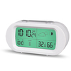 HC-102 Digital Time Thermomètre Date Affichage Météo Réveil Mode Snooze avec écran LCD