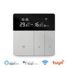 Heatcold TH213 Thermostat intelligent Sliver Contrôleur de température de chauffage électrique APP Real Télécommande de