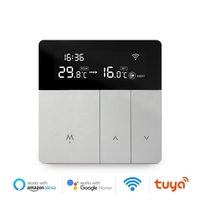 Heatcold TH213 Thermostat intelligent Sliver Contrôleur de température de chauffage électrique APP Real Télécommande de
