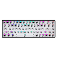 Hei Ji She DK68 Clavier Mécanique Kit Personnalisé Triple Mode Bluetooth5.0 2.4G Sans Fil Type-C Filaire 68 Touches Prog