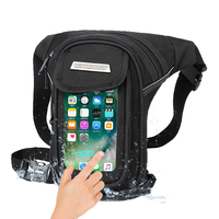 HEROBIKER Sac à dos déquitation de moto avec poches multifonctionnelles imperméables à la taille et à la jambe