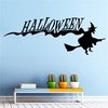HeureuxHalloweenSorcièreDIYStickerMural Amovible PVC Fonds Décran Vinyle Art Decal Dé