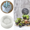 Hexagone Pot De Fleur Moules En Silicone Bricolage Jardinière Béton Vase Savon Moule