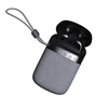 HF01 Haut-parleur Bluetooth 5.0 2 en 1 avec TWS Écouteur HiFi Stéréo ENC Annulation de Bruit 500mAh Batterie TWS Apparie