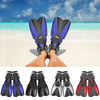 HhaoSport F621 1 paire de palmes de tuba de natation palmes de plongée PP TPR chaussettes deau confortables pour ad