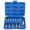 Hi-Spec 13pcs Adaptateur universel de tête à 360 degrés 1/4 3/8 1/2 pouce bielle