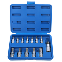Hi-Spec 13pcs Adaptateur universel de tête à 360 degrés 1/4 3/8 1/2 pouce bielle
