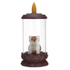 Hibou en céramique refoulement encens brûleur fumée cônes support bâtons encensoir argile décor