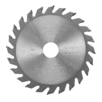 HILDA 10mm / 15mm 24 dents en alliage de scie TCT 85x1.7mm lame circulaire lame de scie pour le bois