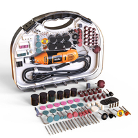 HILDA 220 V 200 W Mini perceuse électrique meuleuse gravure stylo rectifieuse électrique avec 210 pièces accessoires d&