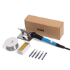 HILDA 220V 60W température réglable fer à souder stand trousse à outils de fil de soudure bouchon UE avec 5pcs conseils