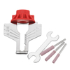 HILDA Accessoire pour affûtage de scie à chaîne Guide pour aiguiseur Adaptateur de foret Accessoires pour outils électri