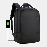 Hommes de grande capacité étanche USB charge 15, 6 pouces sac pour ordinateur portable Business Outdoor Backpack