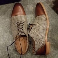 Hommes de style britannique Cap Toe confortable à lacets chaussures habillées formelles