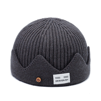 Hommes dâge moyen Dome coupe-vent Kint Sailor Cap Fashion chapeaux sertis sans bord