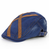 Hommes lavé bonnet chapeau buckle papier garçon twill chapeaux newsboy cabbie gentleman visière casquettes