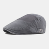 Hommes lavé coton maille respirant extérieur décontracté gavroche casquette avant chapeau béret casquette plat chapeau