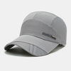 Hommes lettre motif séchage rapide été Sport de plein air Anti-UV pare-soleil maille respirant chapeau plat béret chapea