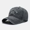 Hommes Made-Old Coton Lettre Broderie Solide Respirant Casual Sport Parasol Casquette De Baseball